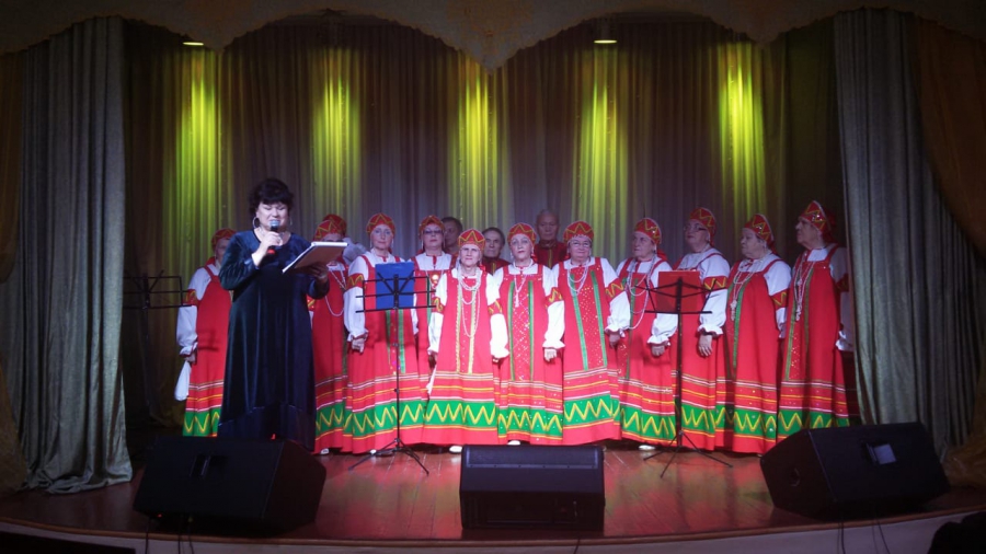 Отчетный концерт хорового коллектива «Надежда»